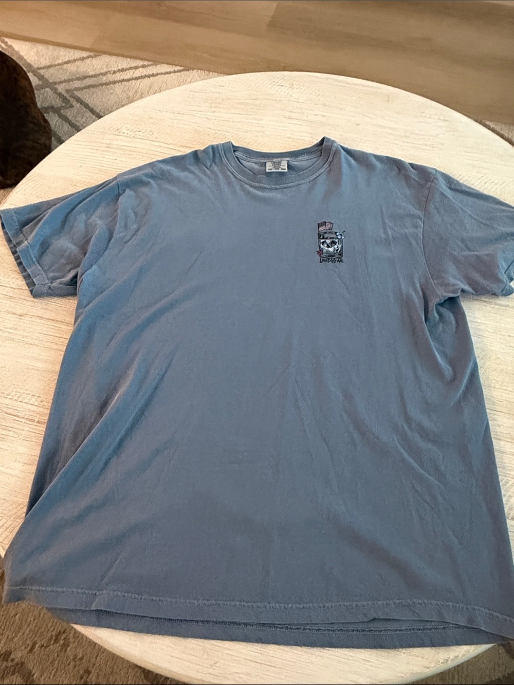 Land Pirate Washed Blue Short-Sleeve Graphic Tee